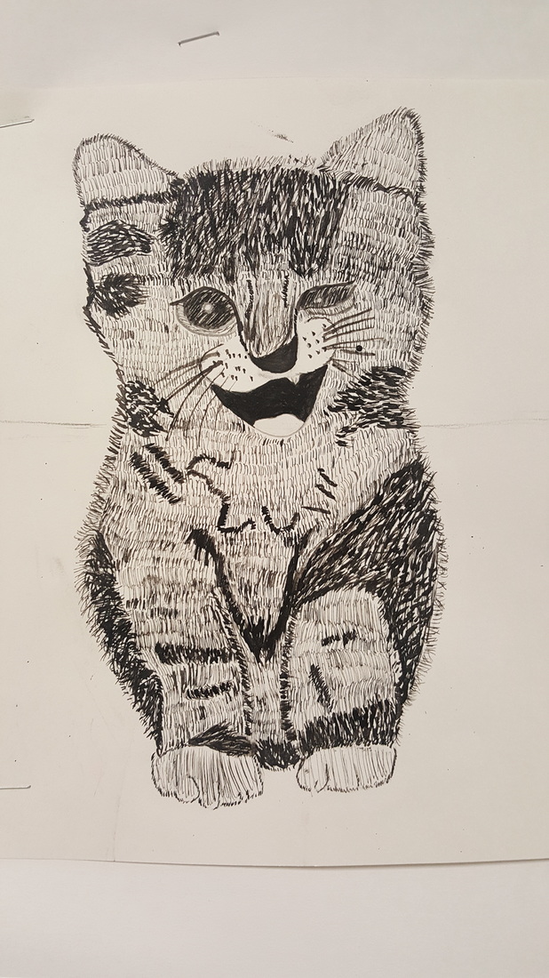 Pen and Ink Animals - TMHS Art department